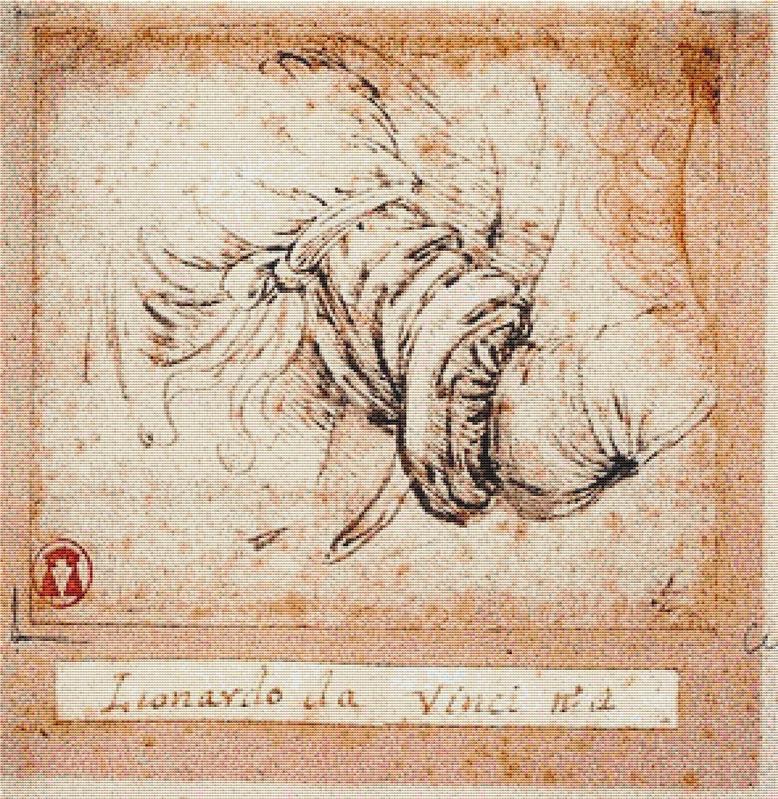 Sleeve Study For The Annunciation - X Squared Cross Stitch