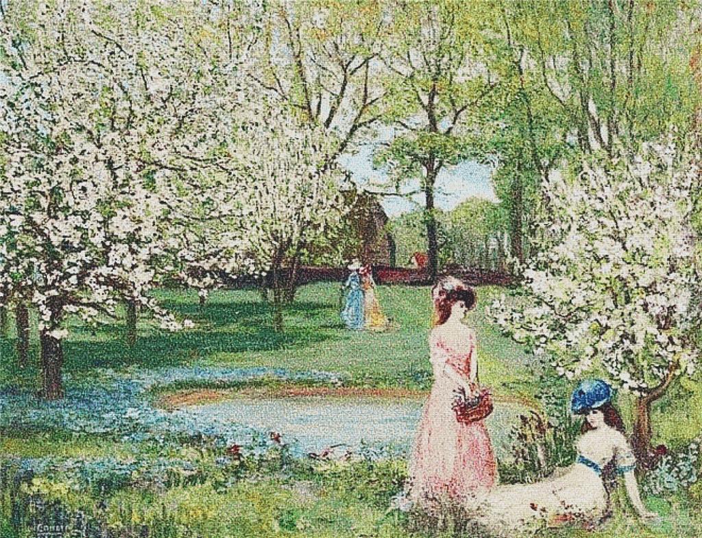 The Howe In Spring - X Squared Cross Stitch