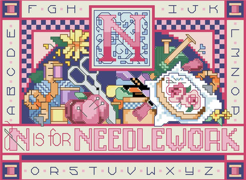 N Is For Needlework - Kooler Design Studio