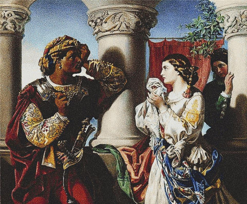 Othello And Desdemona - X Squared Cross Stitch
