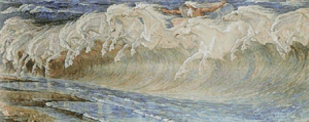Horses of Neptune - Artecy Cross Stitch