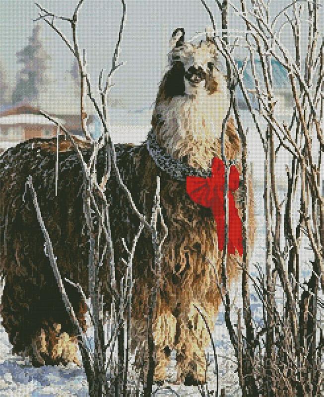 Christmas Llama - Artecy Cross Stitch