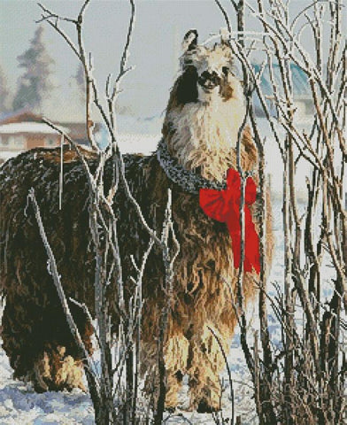 Christmas Llama - Artecy Cross Stitch