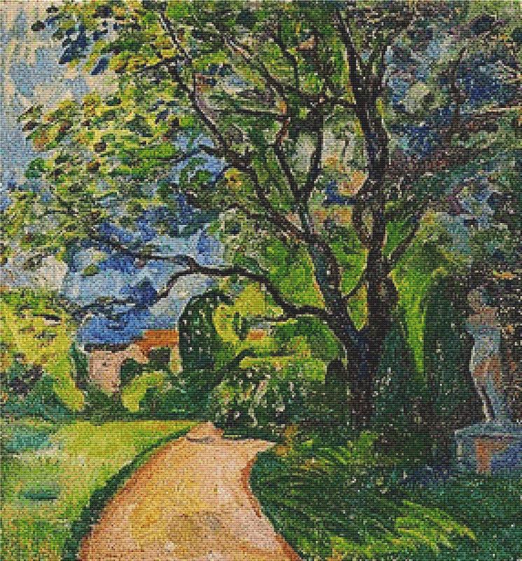 Garden In Lübeck - X Squared Cross Stitch