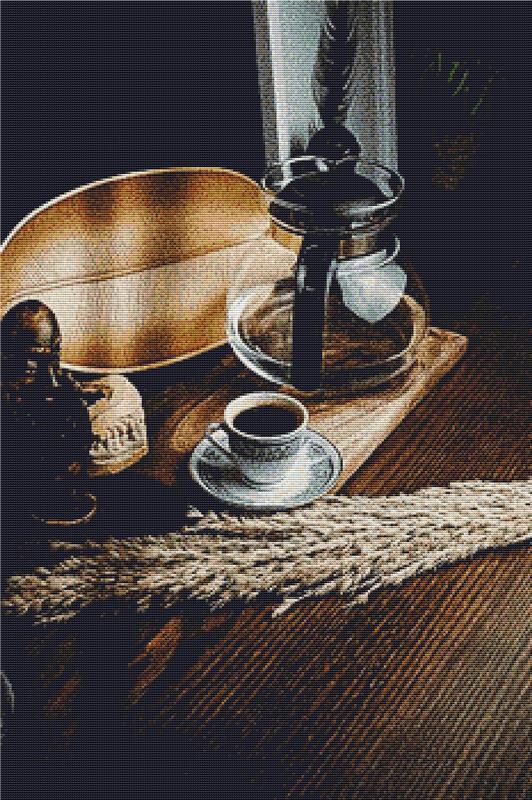 Cup Of Coffee - X Squared Cross Stitch