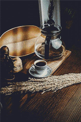 Cup Of Coffee - X Squared Cross Stitch