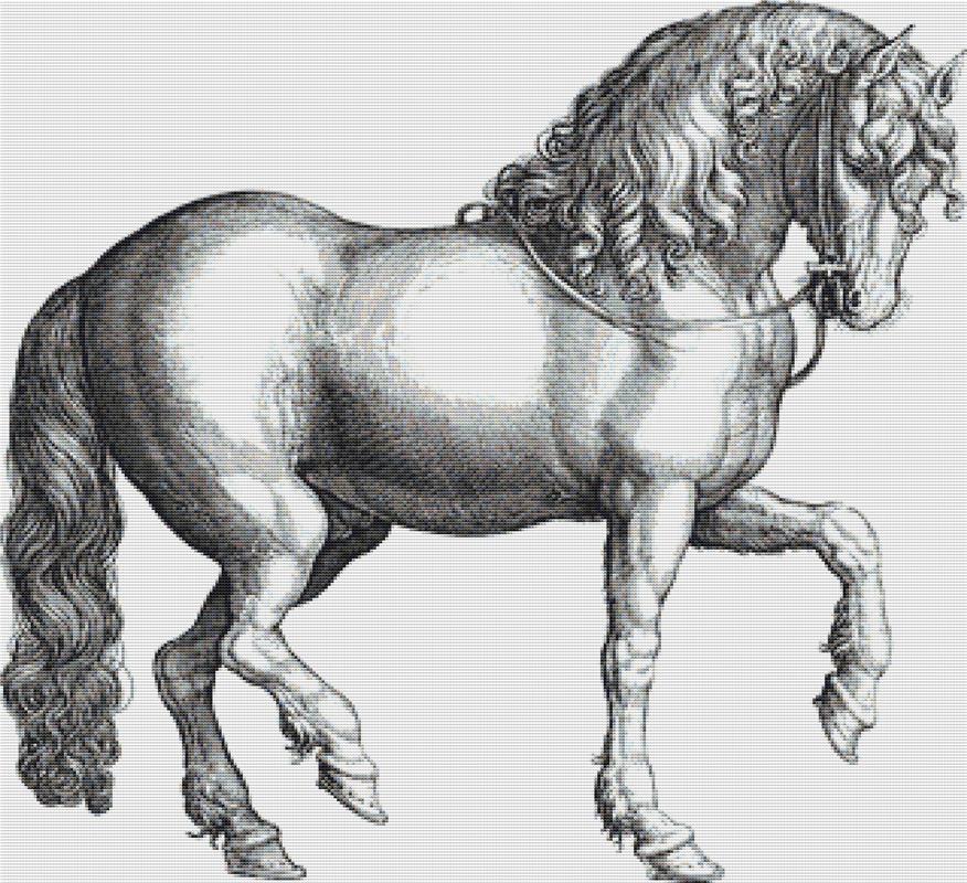 Vintage Horse - X Squared Cross Stitch