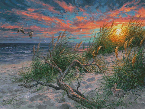 Beach Life (Large) - Artecy Cross Stitch