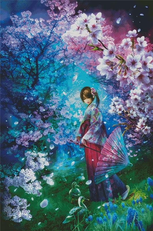 Waltz Saw Star (Large) - Artecy Cross Stitch