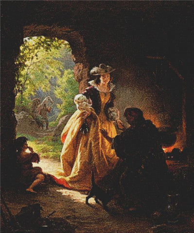 The Gypsy Fortune Teller - X Squared Cross Stitch