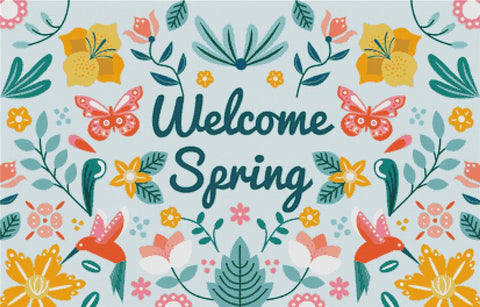 Welcome Spring - X Squared Cross Stitch