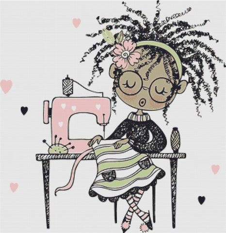 Little Dressmaker - X Squared Cross Stitch
