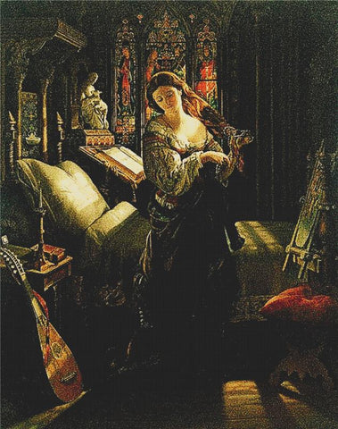 Madeline After Prayers - X Squared Cross Stitch