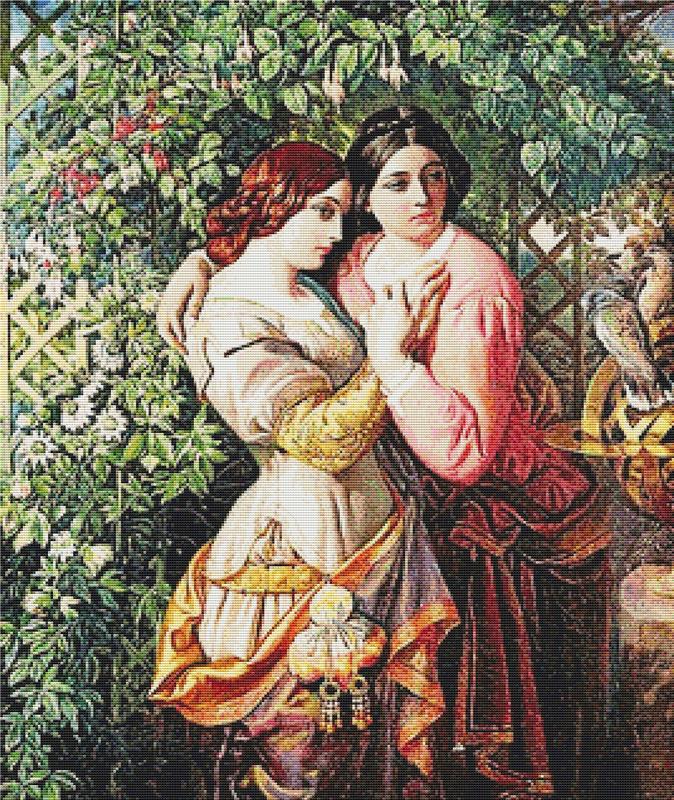 Rosalinda And Célia - X Squared Cross Stitch