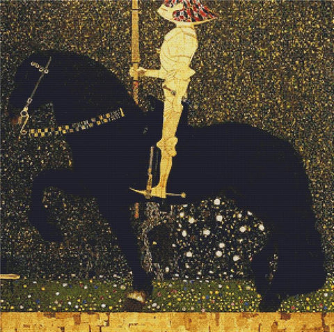 The Golden Knight - X Squared Cross Stitch