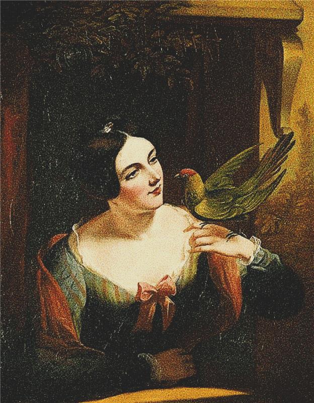 The Friendly Bird - X Squared Cross Stitch