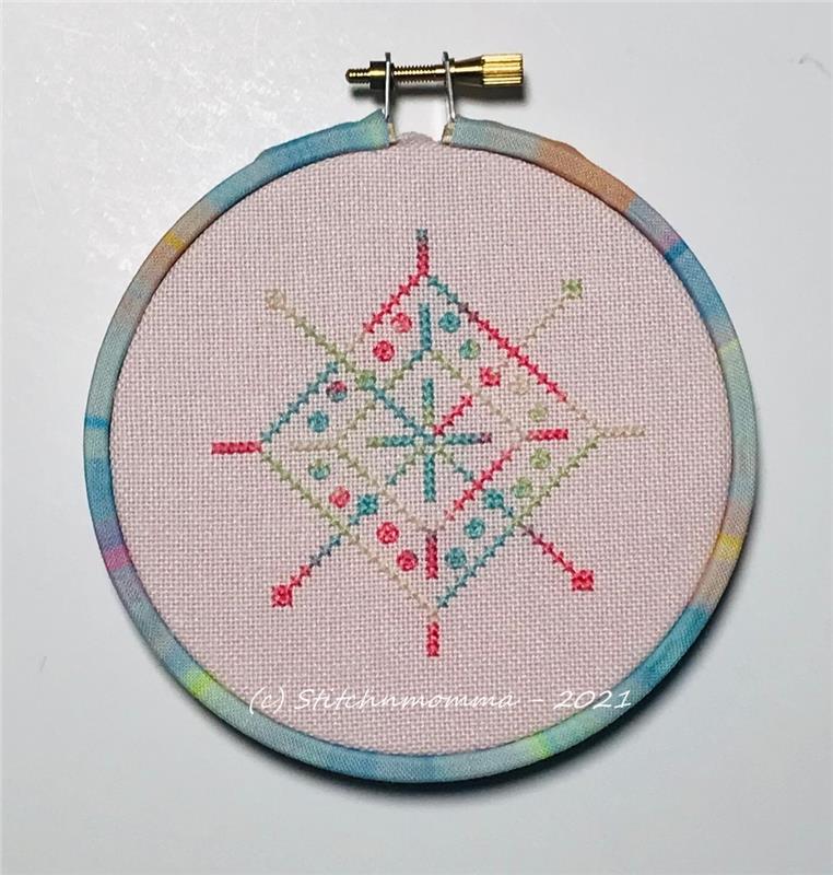 Magnificent Minis: Spring Mandala - Stitchnmomma