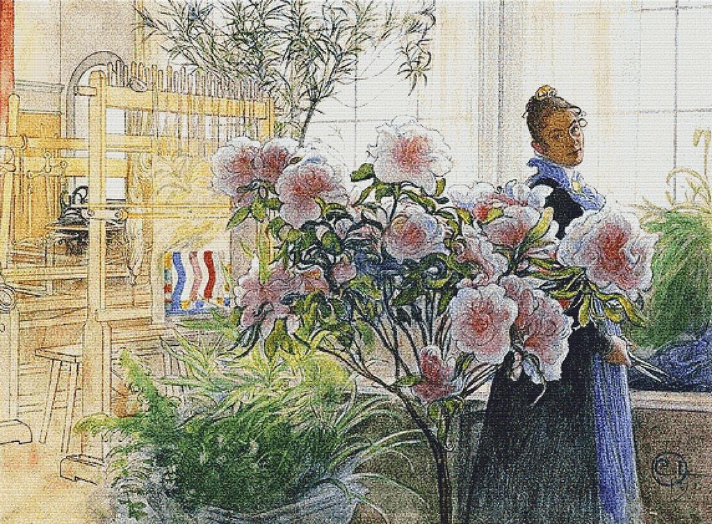 Azaleas - X Squared Cross Stitch