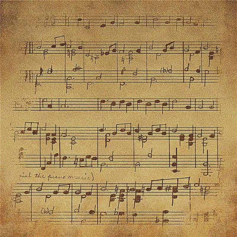 Vintage Sheet Music - X Squared Cross Stitch