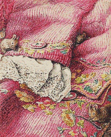 The Mice Stitching Button-Holes - X Squared Cross Stitch