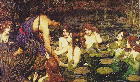 Hylas And The Nymphs - X Squared Cross Stitch
