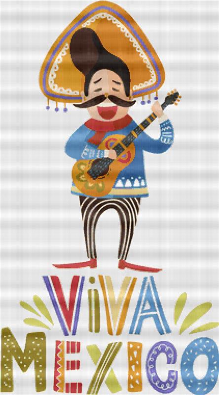 Viva Mexico - X Squared Cross Stitch