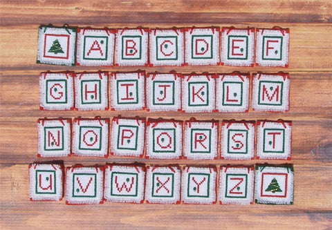 Christmas Tree Alphabet - Keb Studio Creations