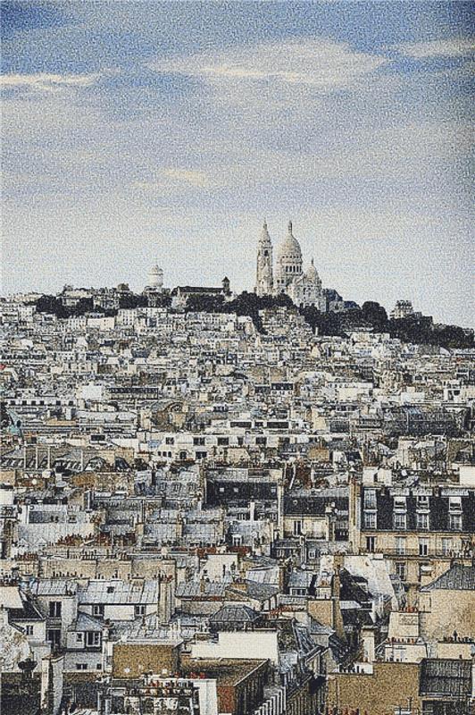 Parisian Architecture - X Squared Cross Stitch