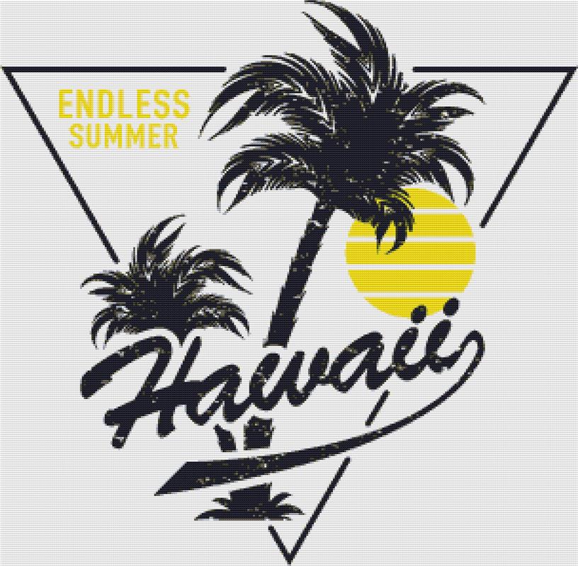Hawaii - X Squared Cross Stitch
