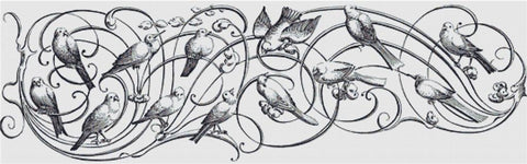 Bird Divider - X Squared Cross Stitch