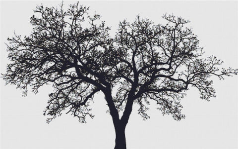 Tree Silhouette III - X Squared Cross Stitch