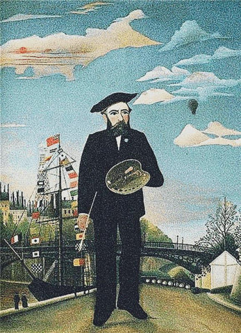 Self Portrait From L'Ile Saint Louis - X Squared Cross Stitch