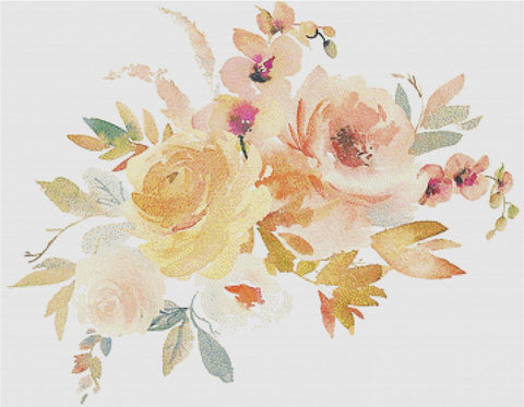 Floral Boutique Arrangement - X Squared Cross Stitch