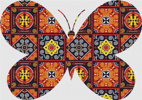 Azulejos Butterfly - X Squared Cross Stitch