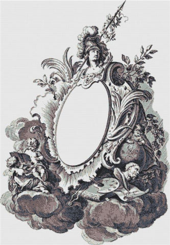 Vintage Ornamental Frame - X Squared Cross Stitch