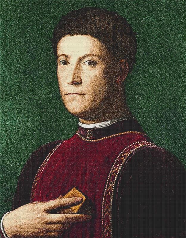 Piero De Medici Il Gottoso - X Squared Cross Stitch
