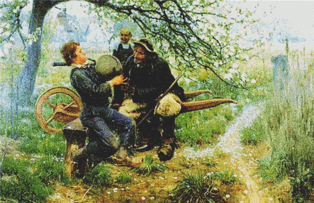 The Bagpipe Lesson - X Squared Cross Stitch