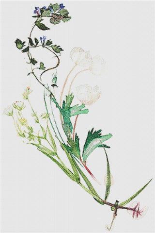 Fresh Floral Arrangement - X Squared Cross Stitch