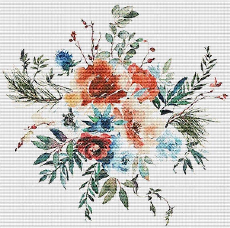Garden Bouquet - X Squared Cross Stitch