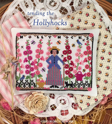 Tending the Hollyhocks - Calico Confectionary
