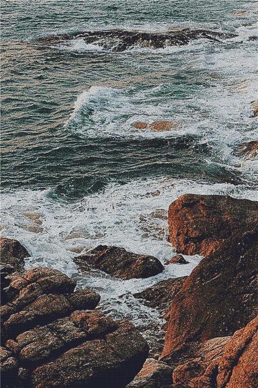 Rough Sea - X Squared Cross Stitch