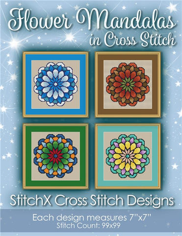 Seasonal Flower Mandalas - StitchX Craft Designs