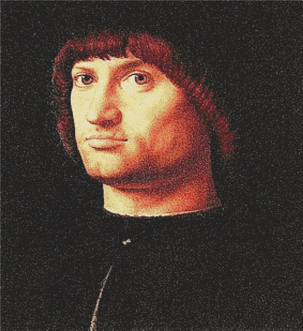 Portrait Of A Man - X Squared Cross Stitch