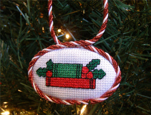 Books And Holly Ornament - Keb Studio Creations