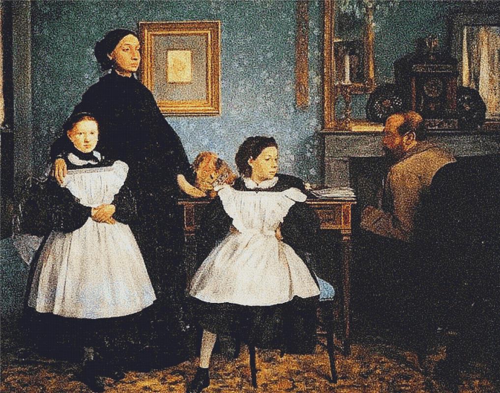The Bellelli Family - X Squared Cross Stitch