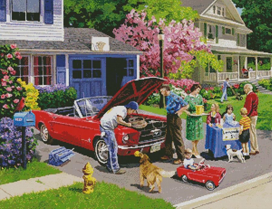 Ready for a Drive - Artecy Cross Stitch