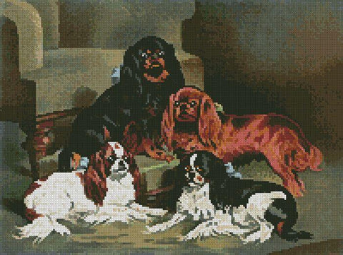 Toy Spaniels  - Artecy Cross Stitch