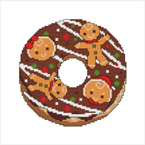 A Year Of Donuts: December - Cross Stitch Wonders