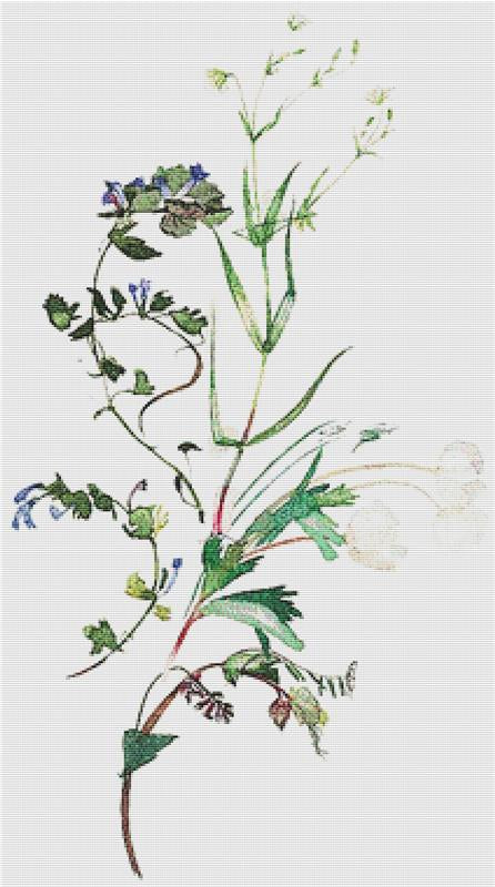 Fresh Floral Arrangement I - X Squared Cross Stitch