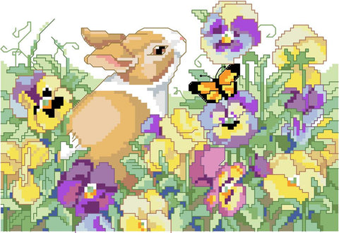 Pansy Patch Bunny - Kooler Design Studio
